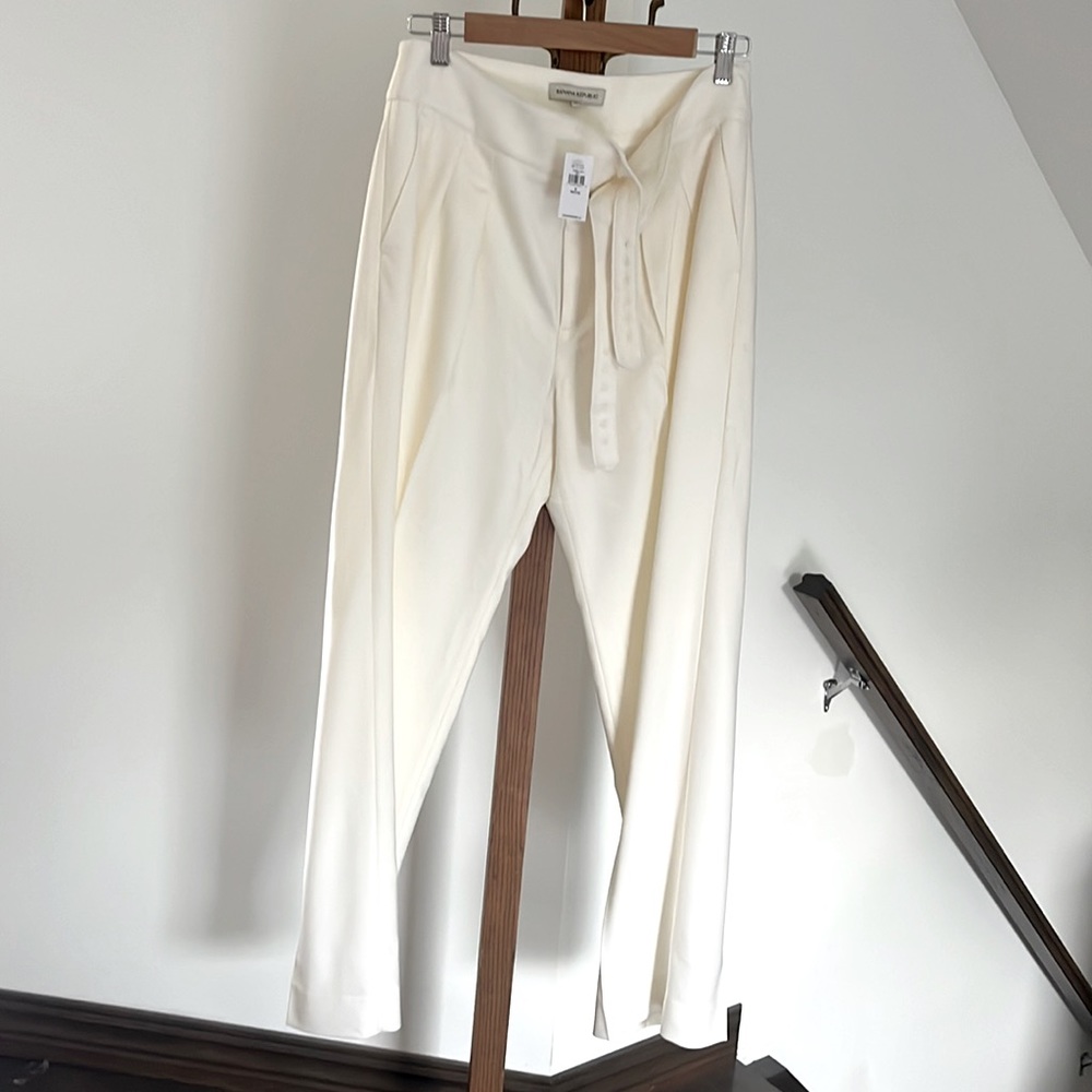 NWT wool blend trousers -Banana republic
